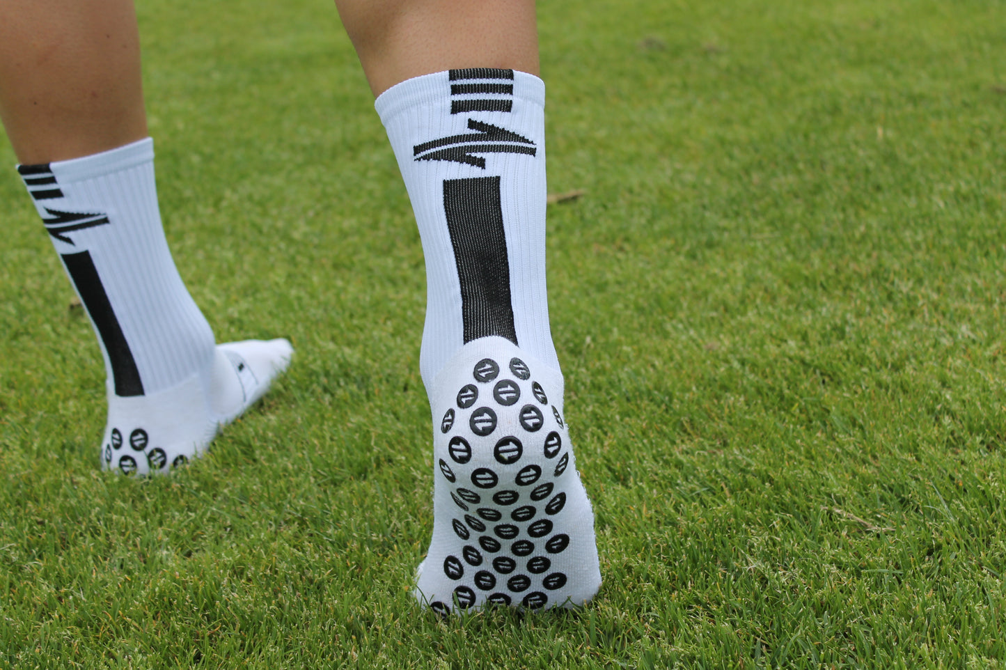 ETC white grip socks